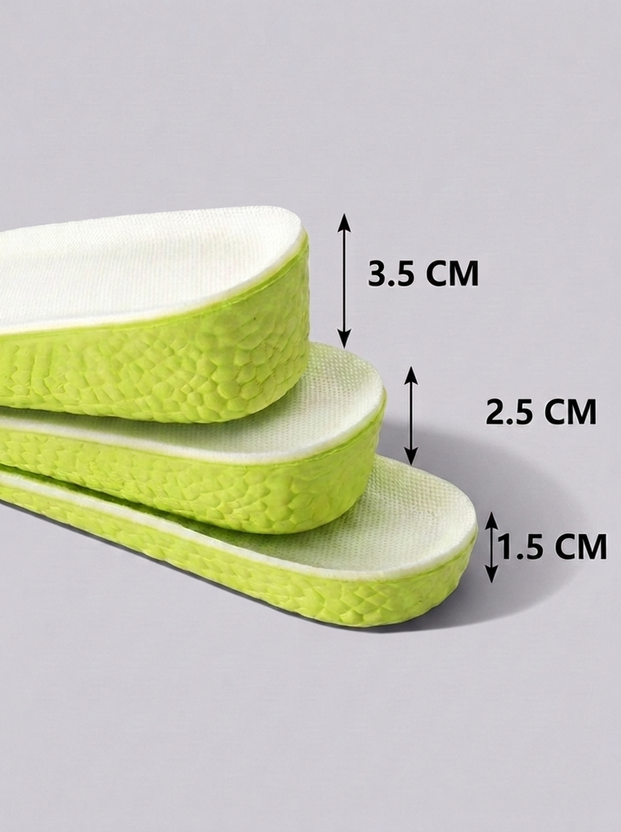 Tre höjder: 1,5 cm, 2,5 cm och 3,5 cm